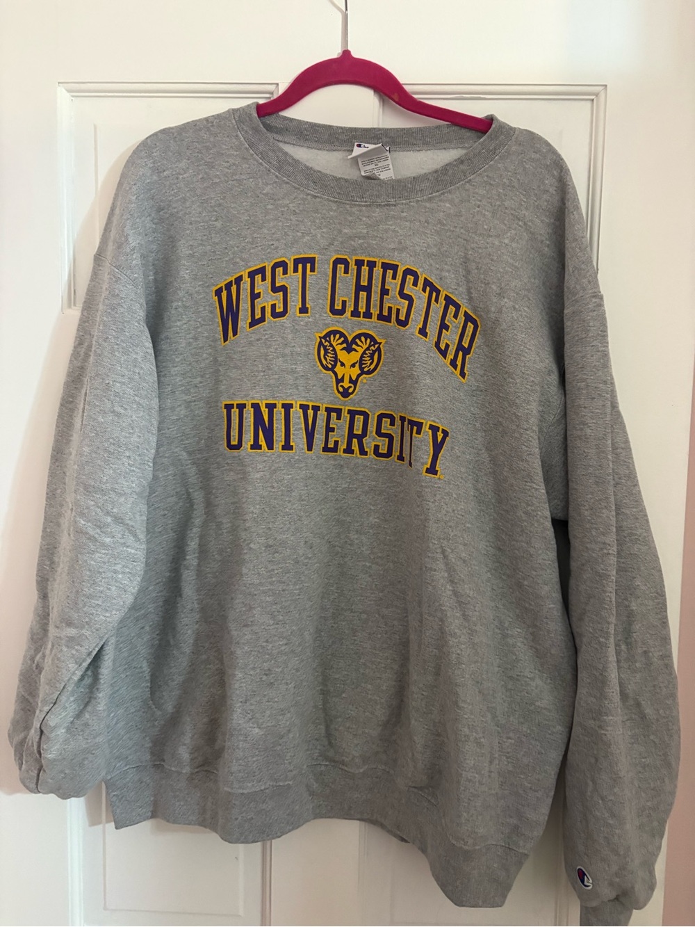 West Chester University Gray Crewneck Sweatshirt - Champion
